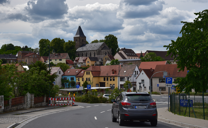Blick auf die Stiftskirche Sankt Maria Magdalena